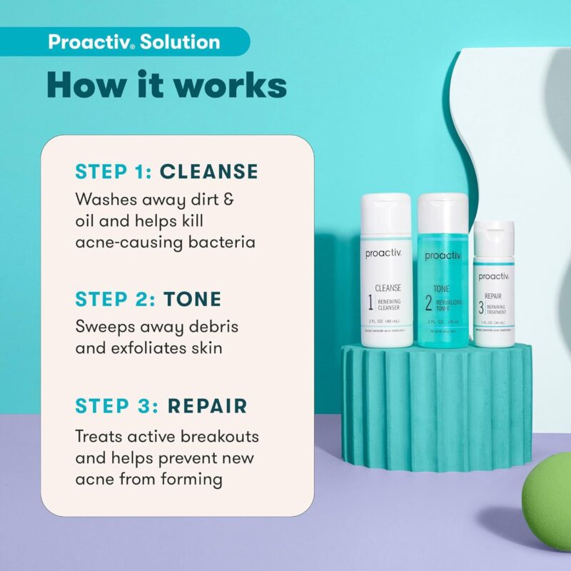 30 Days to Clear Skin: Proactiv 3 Step Acne Treatment Review