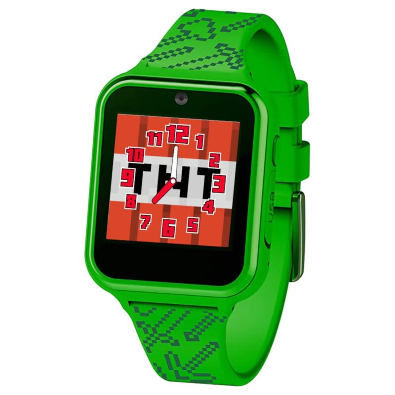 Accutime Minecraft Smart Watch: Fun Learning for Kids!