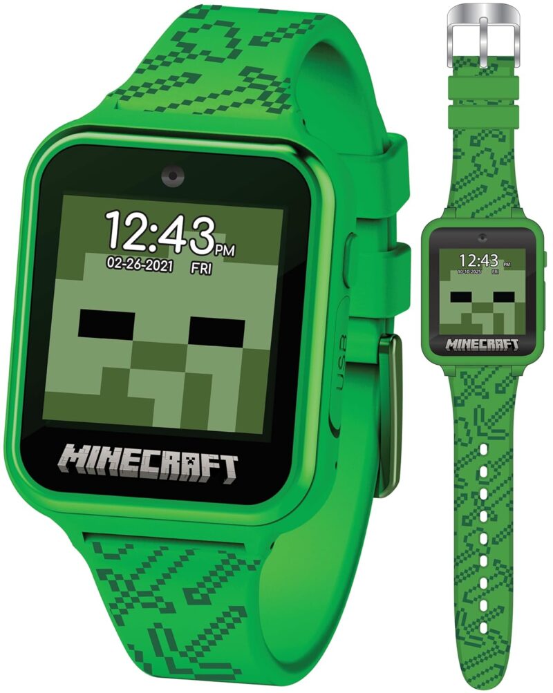 Accutime Minecraft Smart Watch: Fun Learning for Kids!