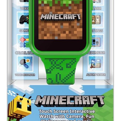 Accutime Minecraft Smart Watch: Fun Learning for Kids!