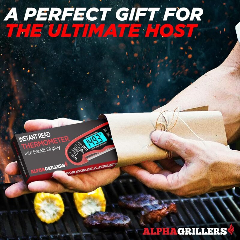 Alpha Grillers Instant Read Thermometer: A Must-Have for Perfectly Cooked Meals!