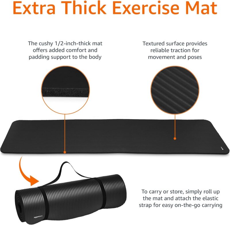 Amazon Basics Yoga Mat: Comfort Meets Convenience