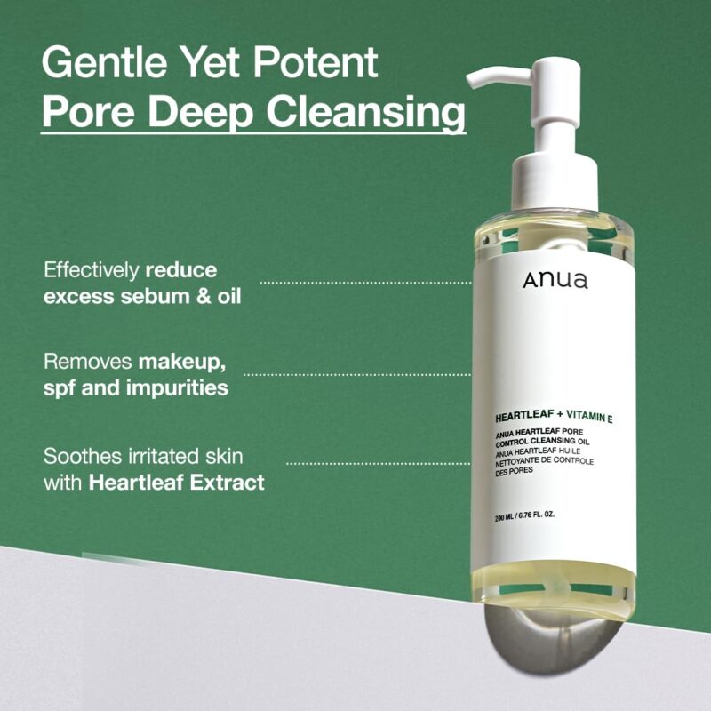 Anua Heartleaf Pore Control Cleansing Oil: A Must-Try for Flawless Skin!