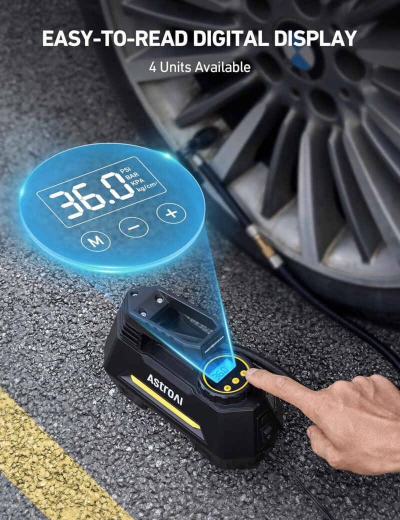 AstroAI Tire Inflator: The Ultimate Portable Pump for Every Driver!