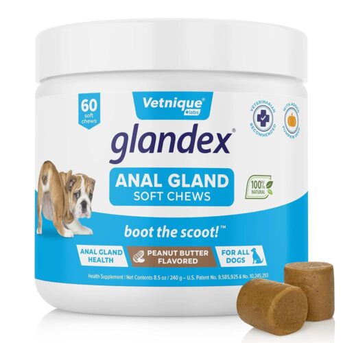 Boost Your Dog's Digestive Health with Glandex Peanut Butter Chews!