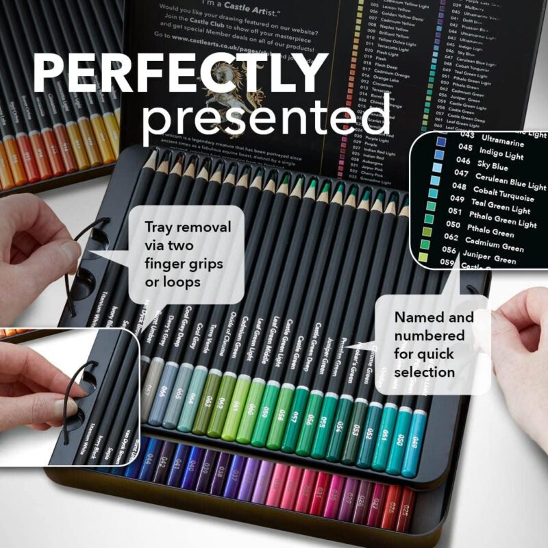 Castle Art Supplies 72 Colored Pencils: A Colorist's Dream Set!