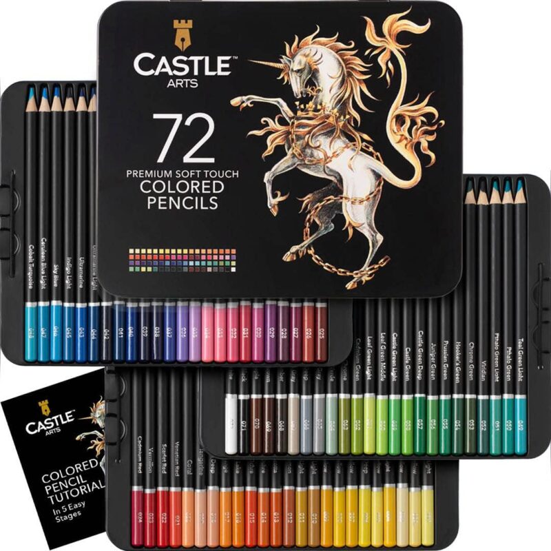 Castle Art Supplies 72 Colored Pencils: A Colorist's Dream Set!