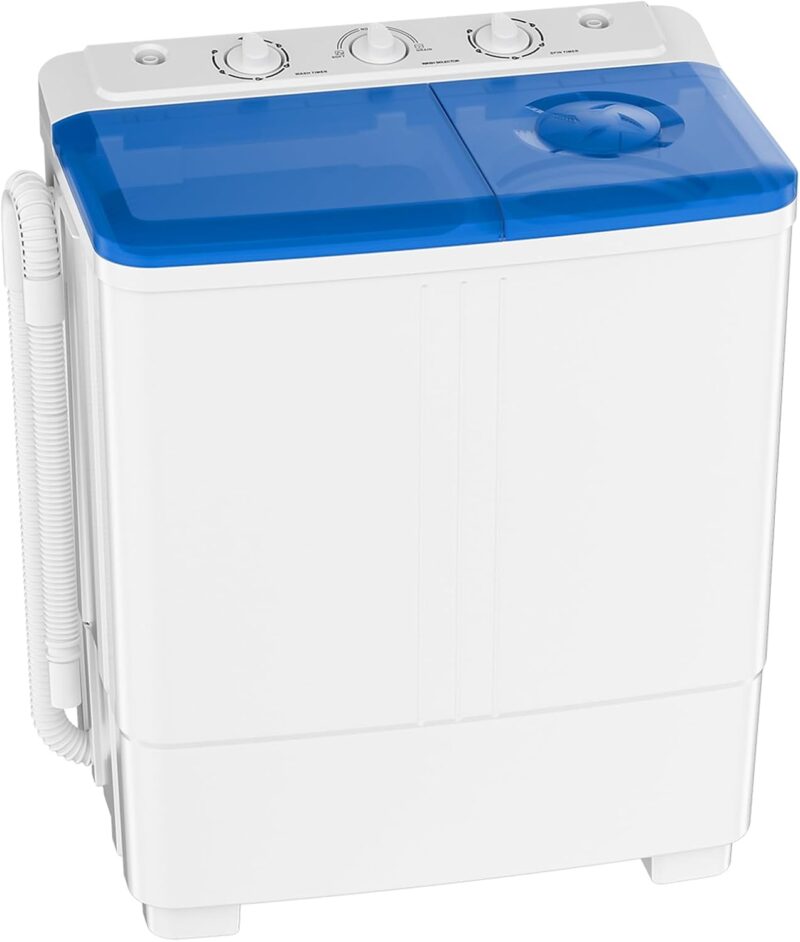 Compact Power: Review of the 28lbs Twin Tub Portable Washing Machine