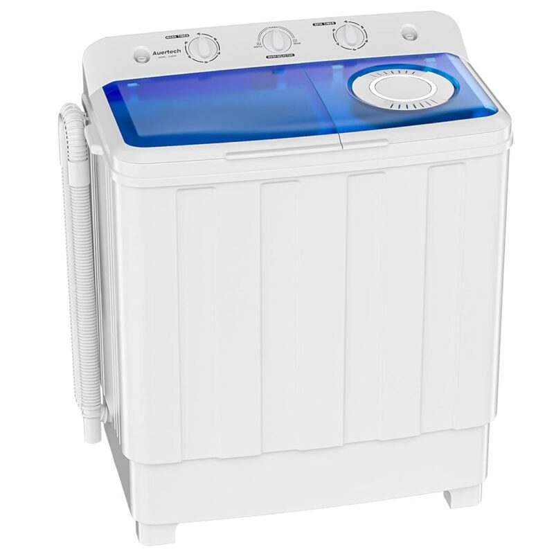 Compact Power: Review of the 28lbs Twin Tub Portable Washing Machine