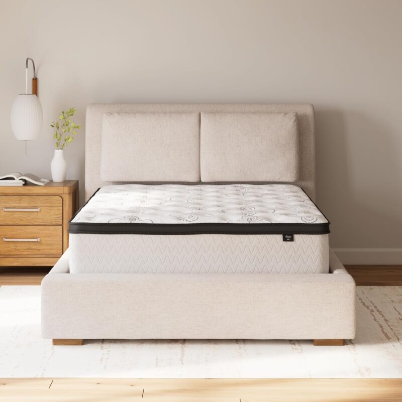 Cool Comfort: Review of the Signature Design by Ashley Queen Size Chime Hybrid Mattress