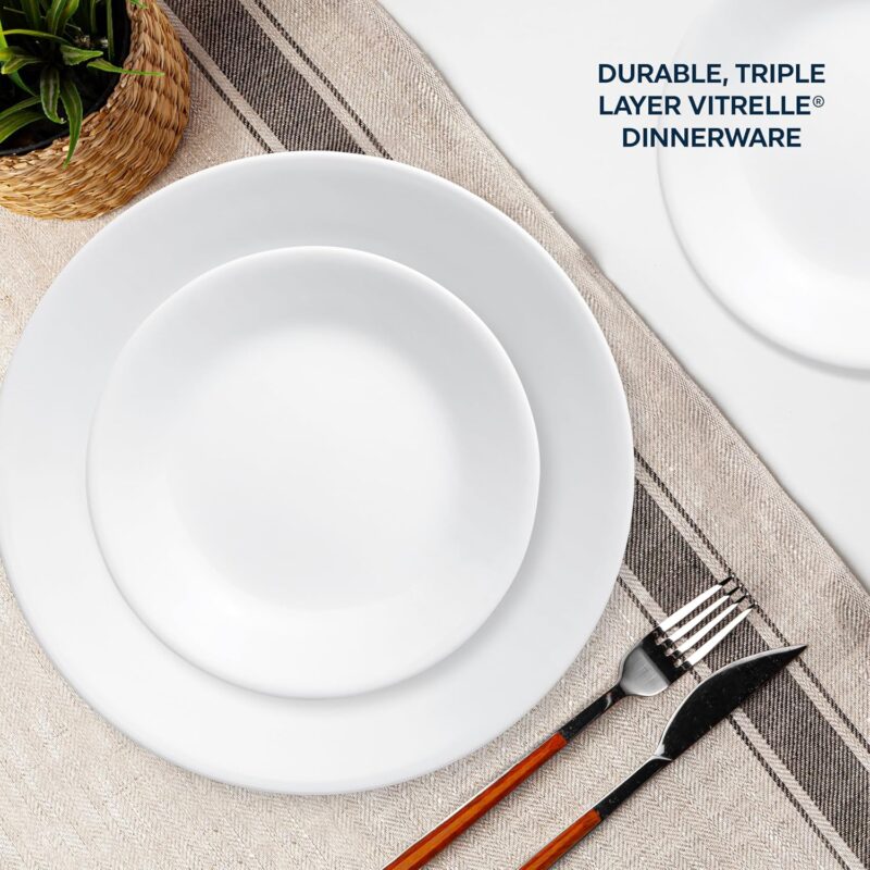 Corelle Vitrelle 18-Piece Dinnerware Set: Stylish and Durable Essentials