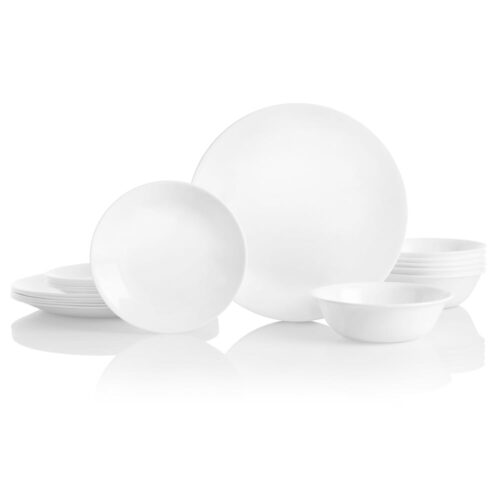 Corelle Vitrelle 18-Piece Dinnerware Set: Stylish and Durable Essentials