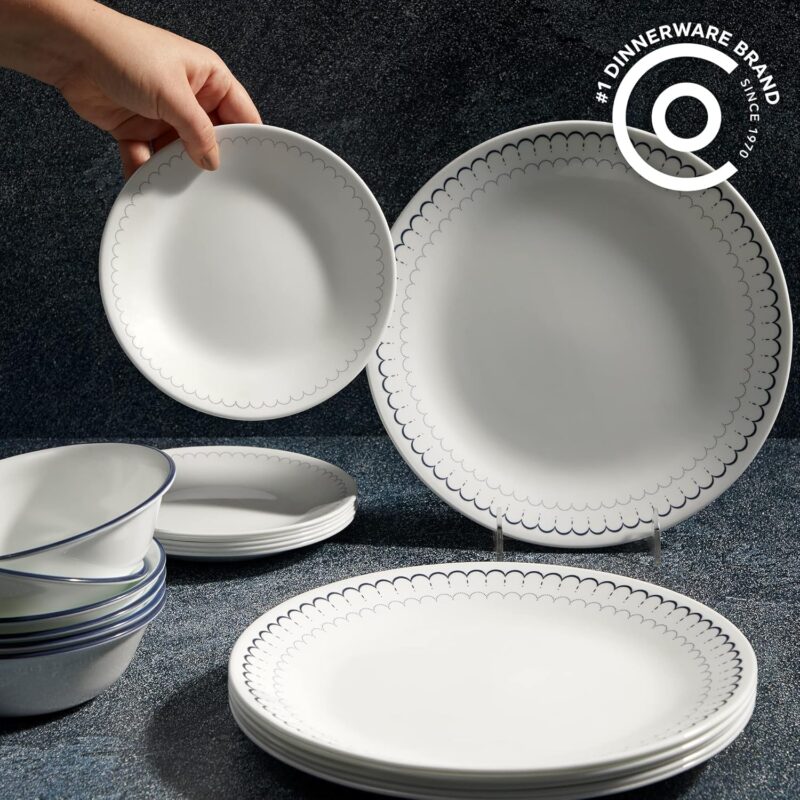 Corelle Vitrelle 18-Piece Dinnerware Set: Stylish and Durable Essentials