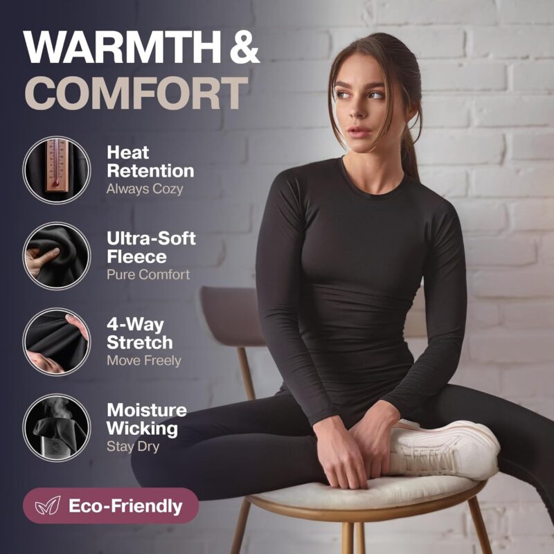 Cozy Comfort: Review of Thermajane Fleece-Lined Long Johns for Women