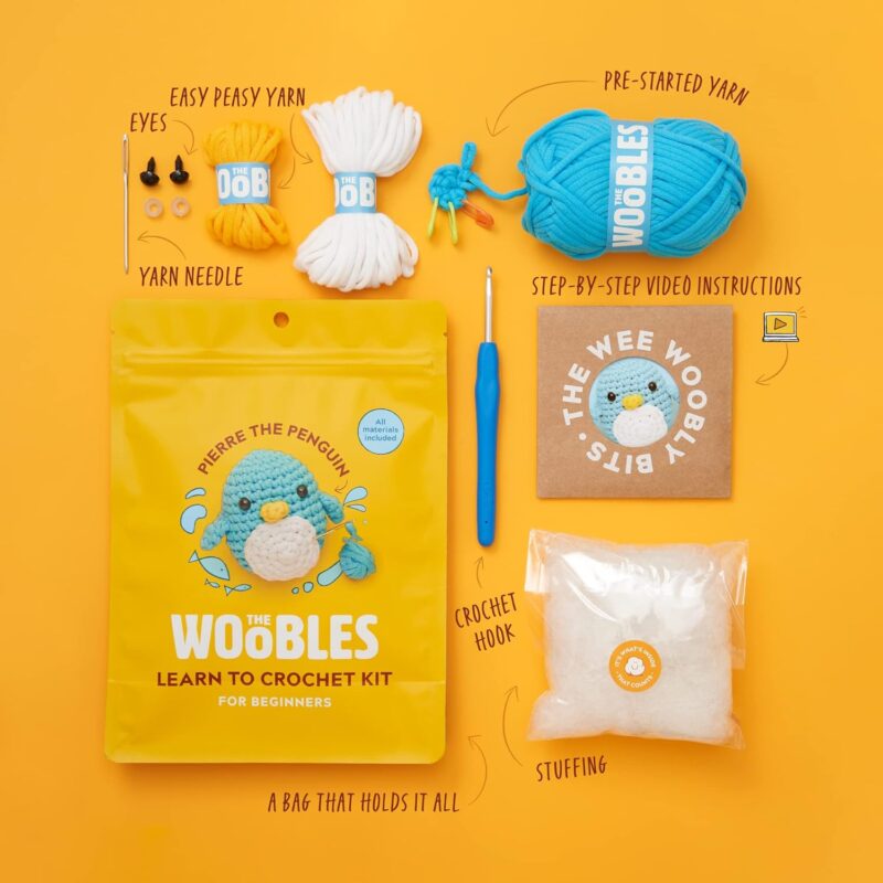 Crafting Fun: Review of The Woobles Crochet Kit - Pierre The Penguin!