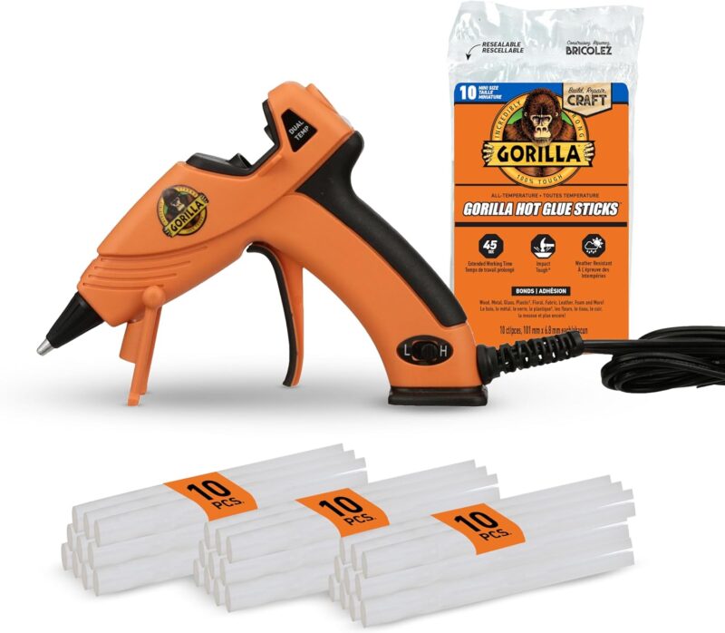 Crafting Made Easy: Gorilla Dual Temp Mini Hot Glue Gun Review