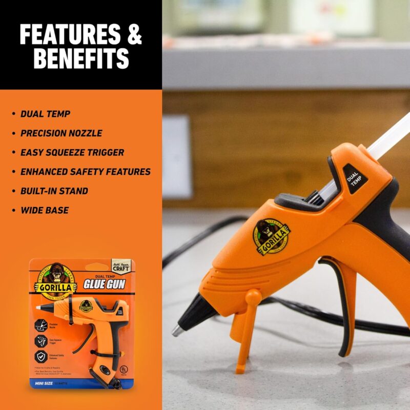 Crafting Made Easy: Gorilla Dual Temp Mini Hot Glue Gun Review