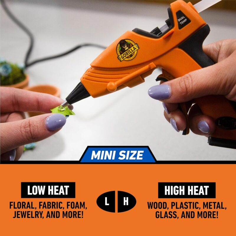 Crafting Made Easy: Gorilla Dual Temp Mini Hot Glue Gun Review