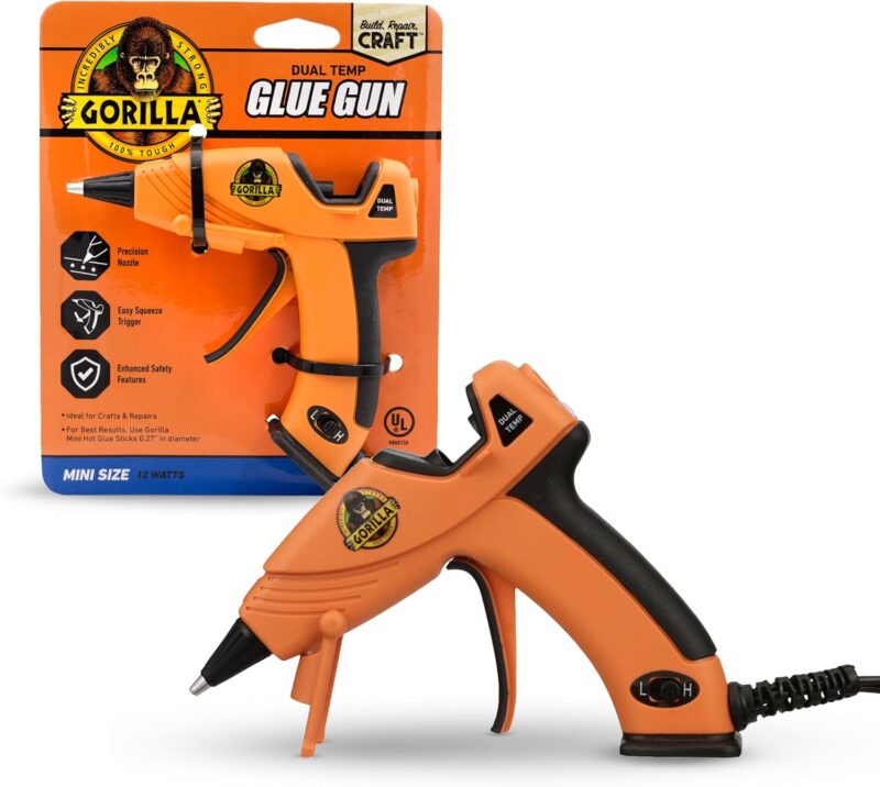 Crafting Made Easy: Gorilla Dual Temp Mini Hot Glue Gun Review