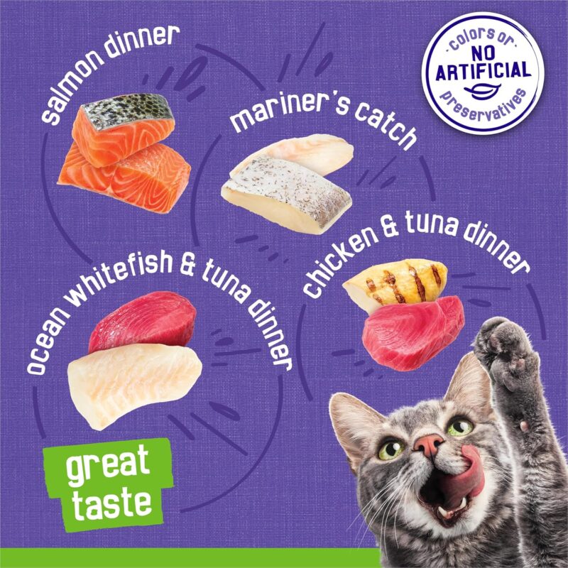 Delicious Delights: Purina Friskies Seafood & Chicken Pate Variety Pack Review