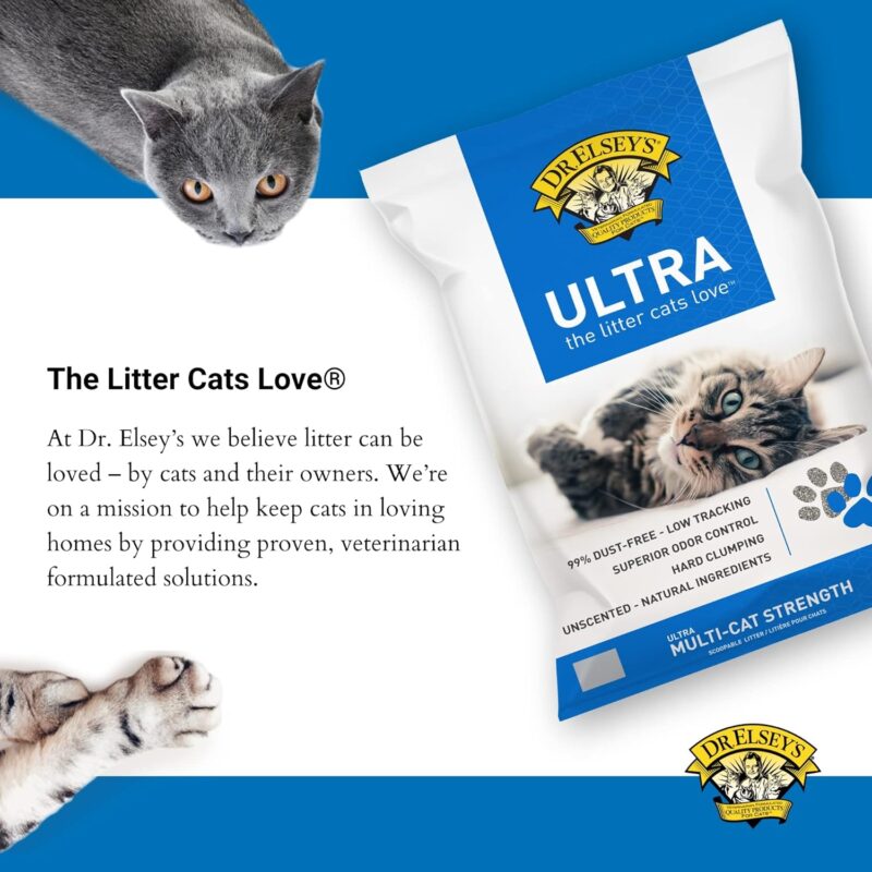 Dr. Elsey's Premium Unscented Cat Litter: A Game Changer for Multi-Cat Homes!