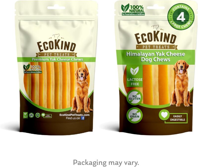 EcoKind Premium Yak Cheese Chews: The Ultimate Treat for Aggressive Chewers!