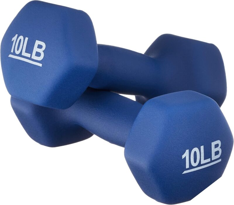 Efficient Workouts with Amazon Basics Neoprene Dumbbells