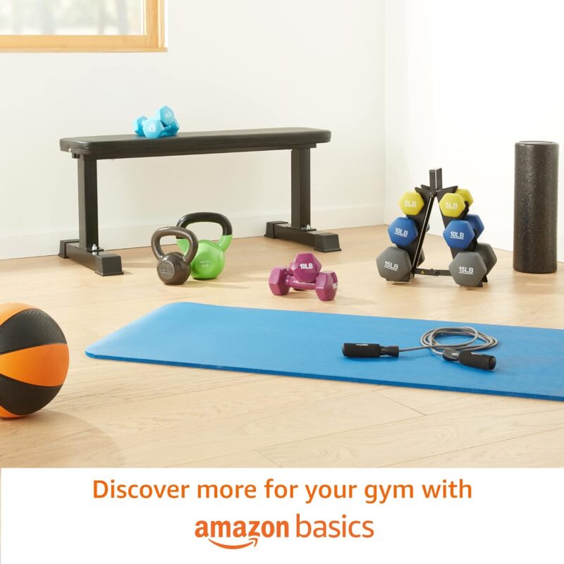 Efficient Workouts with Amazon Basics Neoprene Dumbbells