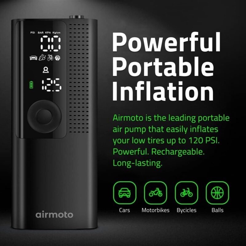 Effortless Inflation: Airmoto Tire Inflator Review