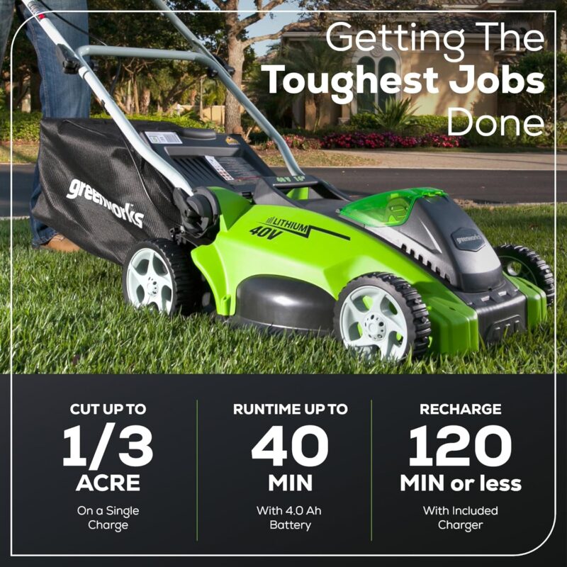 Effortless Lawn Care: Review of the Greenworks 40V 16" Cordless Mower