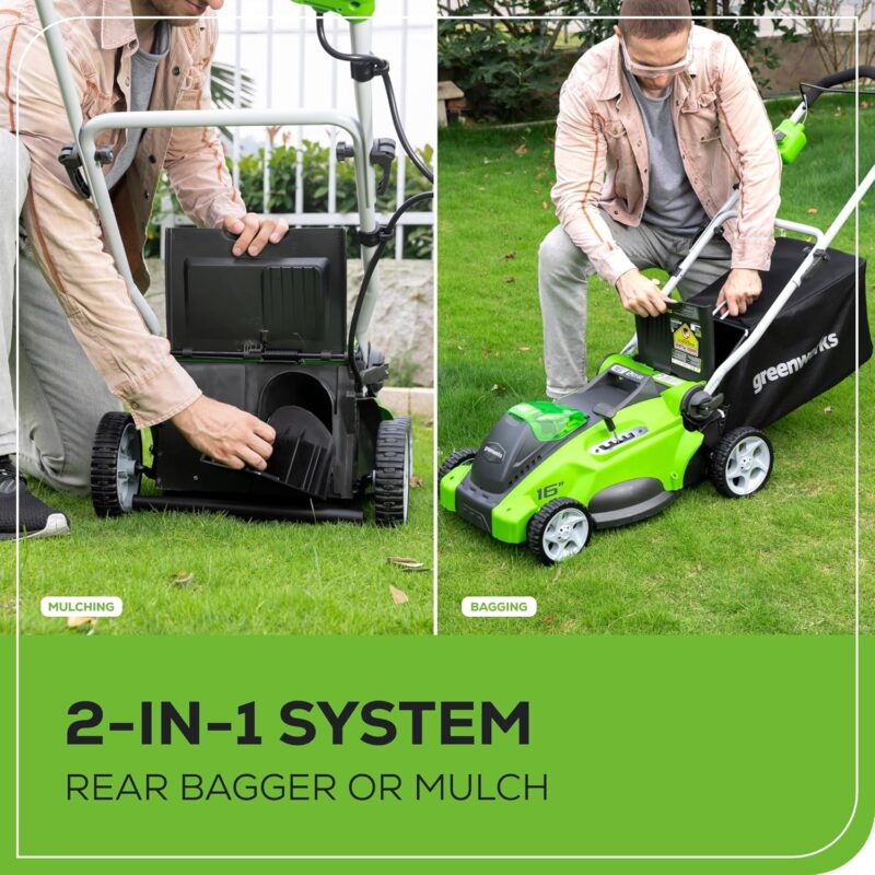 Effortless Lawn Care: Review of the Greenworks 40V 16" Cordless Mower