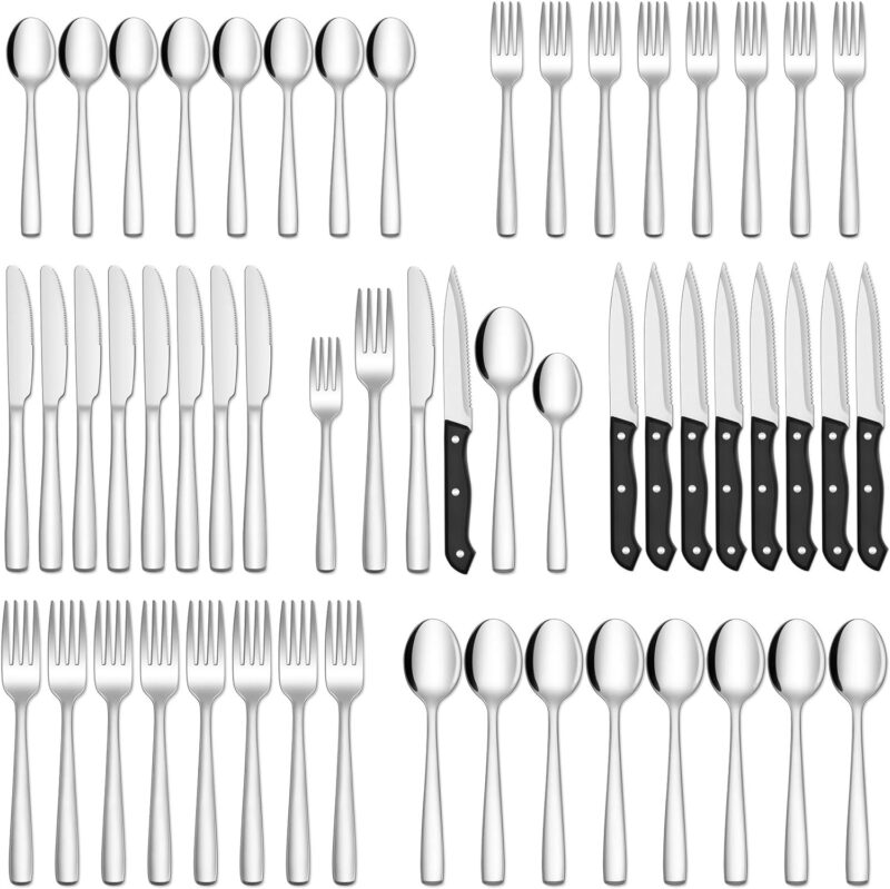 Elevate Your Dining Experience: HIWARE 48-Piece Silverware Set Review