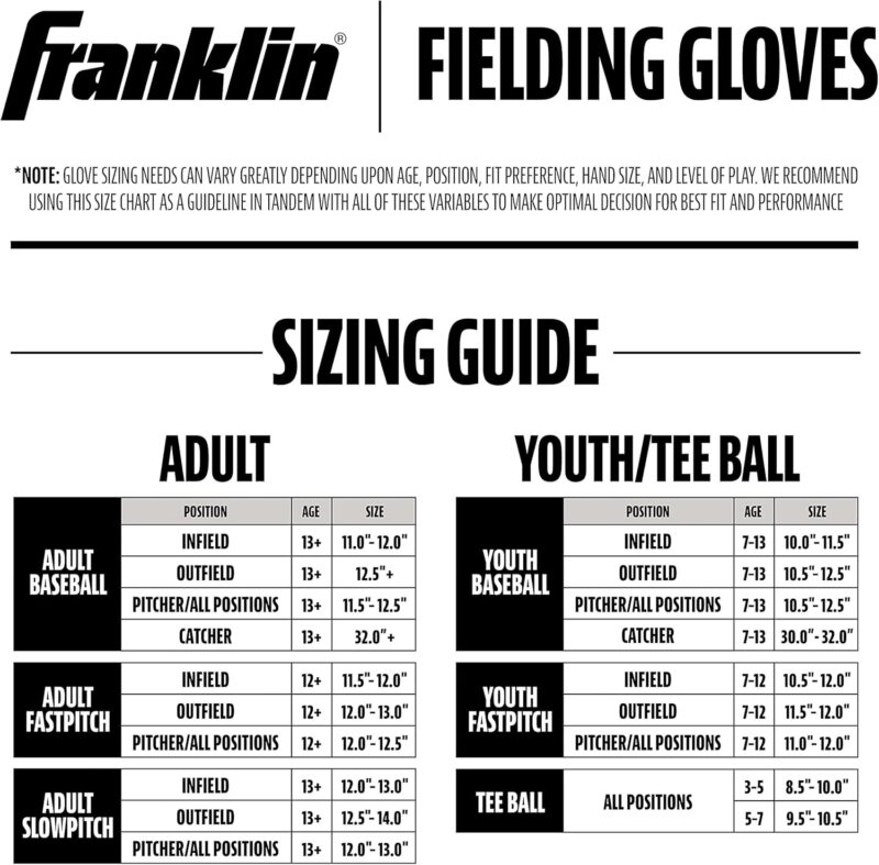 Franklin Sports Baseball & Softball Gloves: A Comprehensive Review