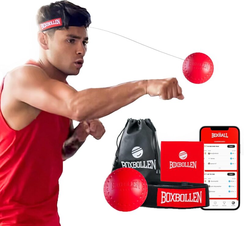 Game-Changer: Celebrity-Approved MMA Gear Boxing Reflex Ball!