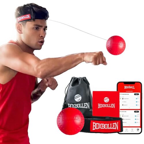 Game-Changer: Celebrity-Approved MMA Gear Boxing Reflex Ball!