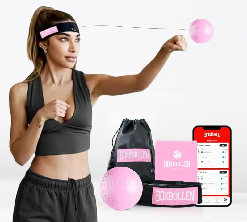 Game-Changer: Celebrity-Approved MMA Gear Boxing Reflex Ball!