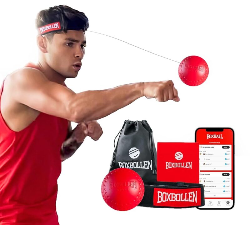 Game-Changer: Celebrity-Approved MMA Gear Boxing Reflex Ball!