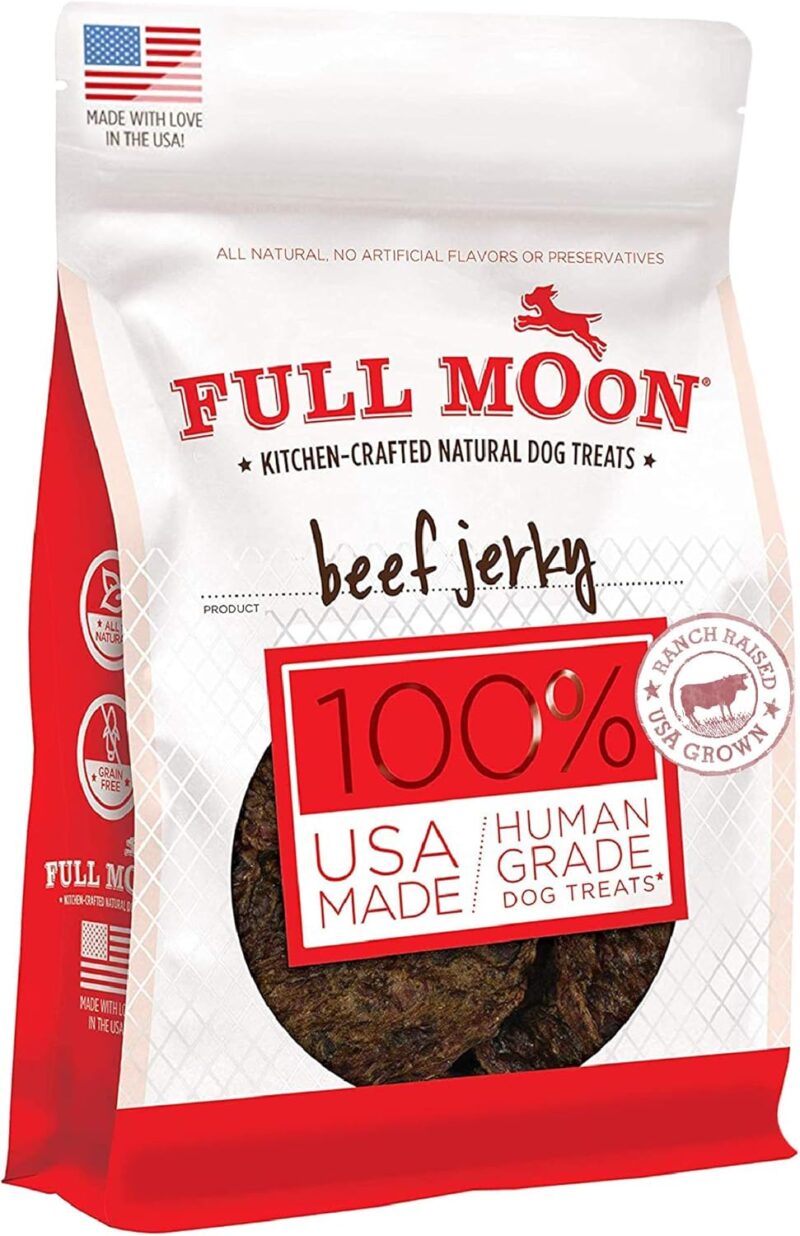 Healthy & Tasty: Full Moon Chicken Jerky for Dogs