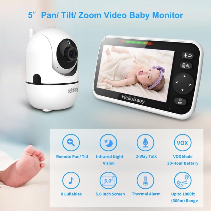 HelloBaby Upgrade Baby Monitor: The Ultimate Non-WiFi Solution for Peace of Mind