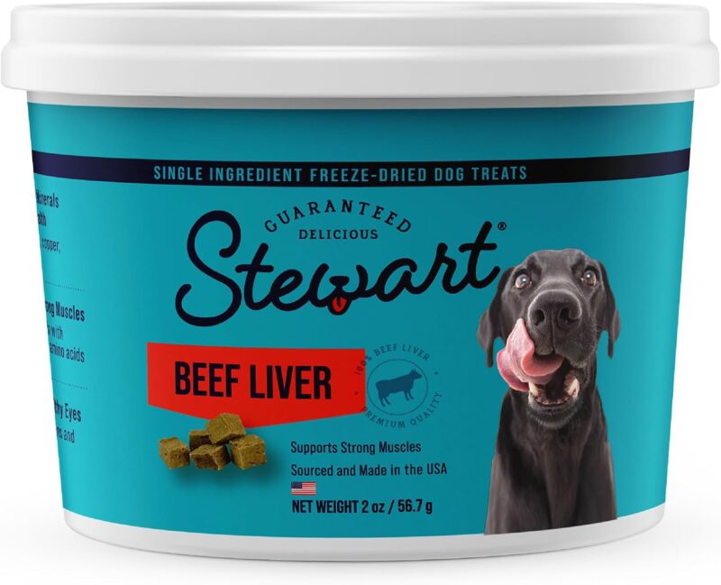 High-Protein Delight: Stewart Freeze-Dried Beef Liver Treats Review