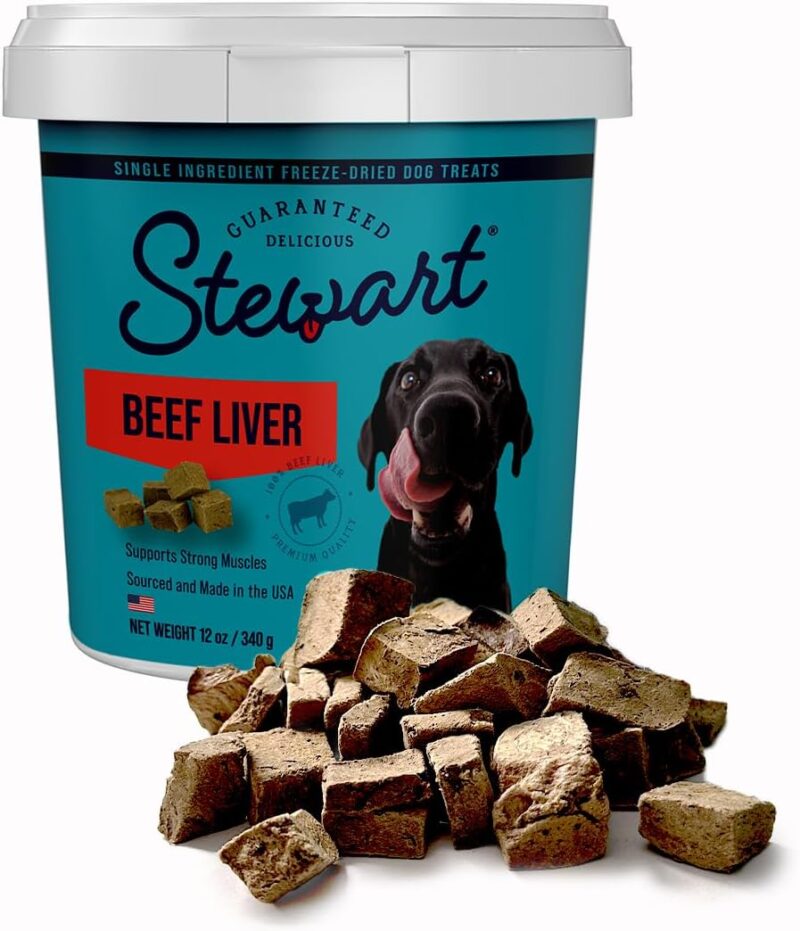 High-Protein Delight: Stewart Freeze-Dried Beef Liver Treats Review