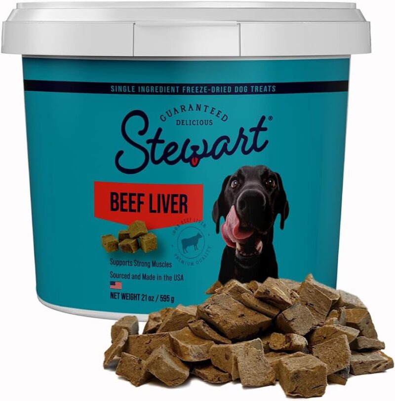 High-Protein Delight: Stewart Freeze-Dried Beef Liver Treats Review