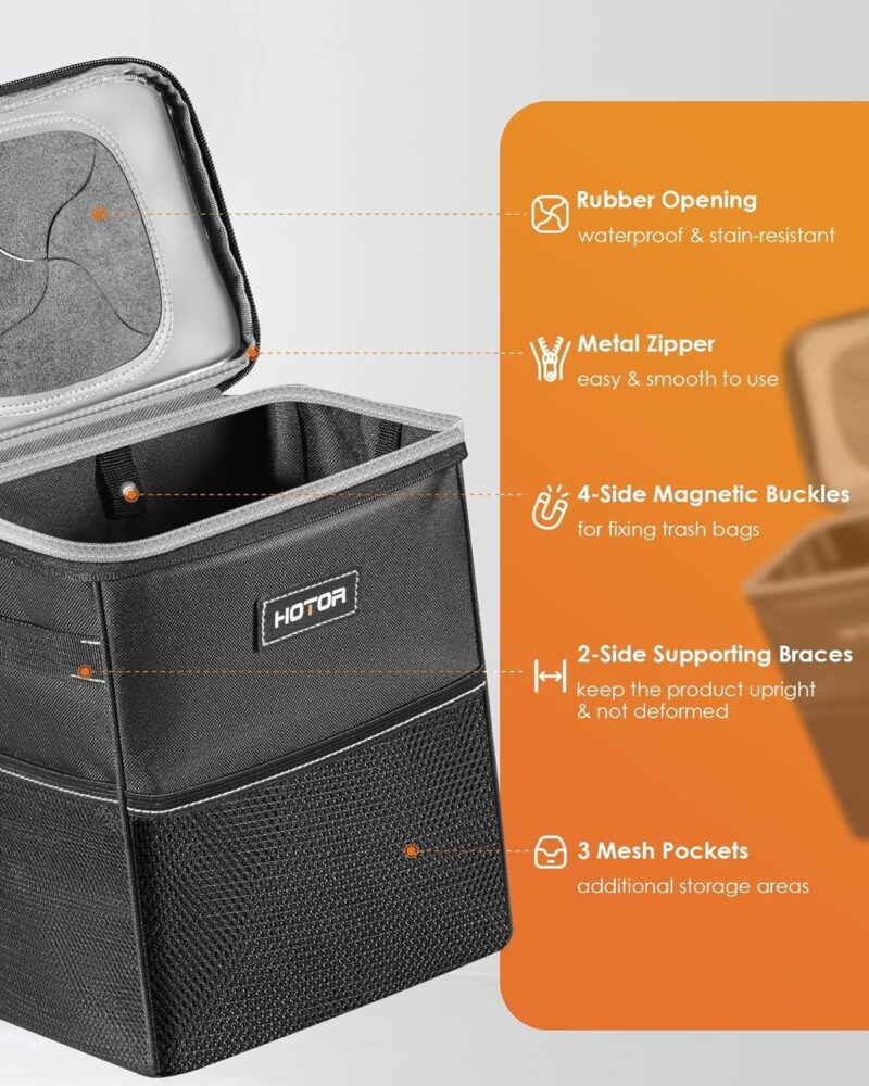 HOTOR Car Trash Can Review