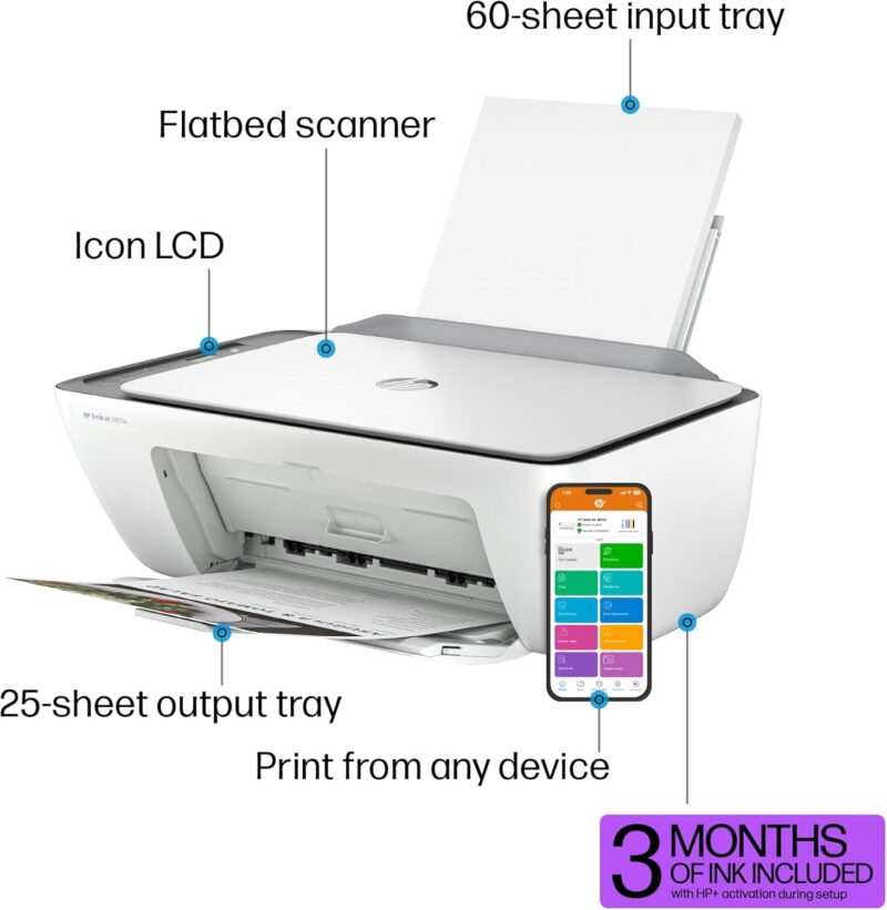 HP DeskJet 2855e: The Perfect All-in-One for Home Printing!