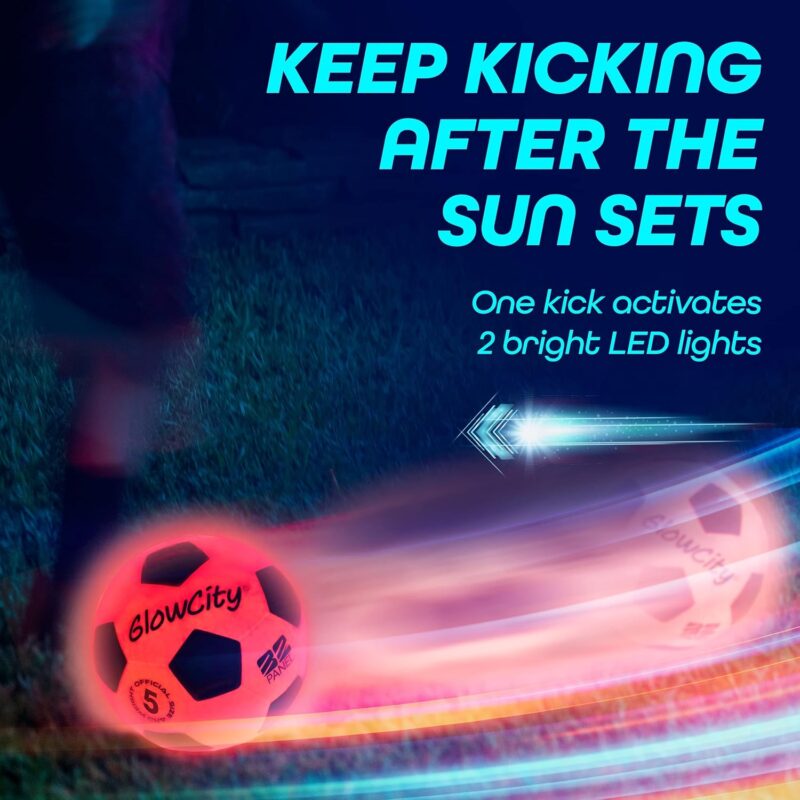 Illuminate Your Game: GlowCity Glow in The Dark Soccer Ball Review