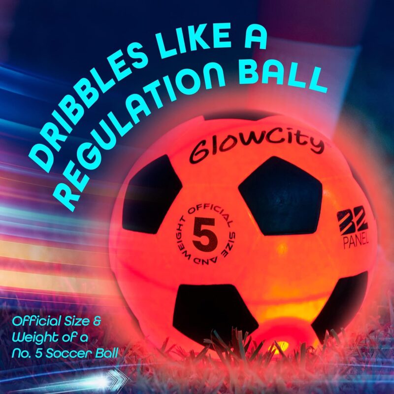 Illuminate Your Game: GlowCity Glow in The Dark Soccer Ball Review