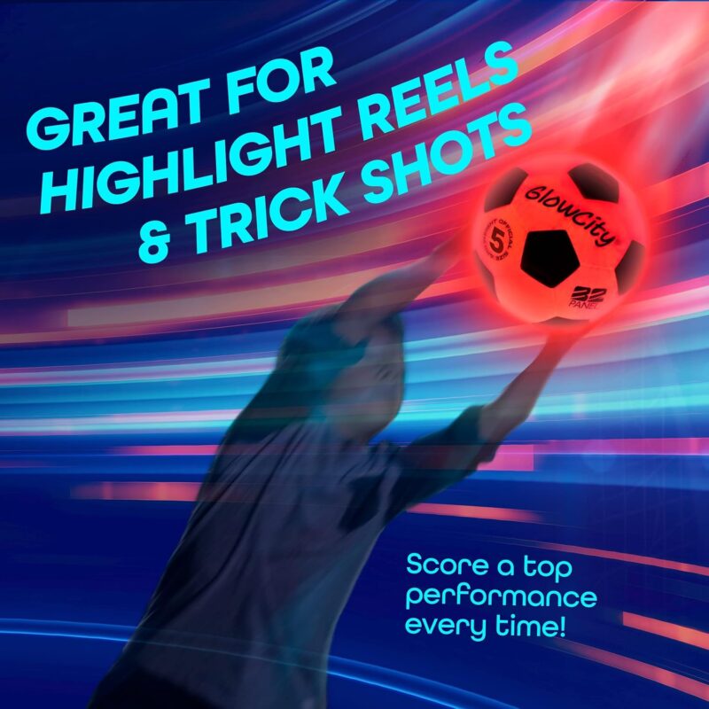 Illuminate Your Game: GlowCity Glow in The Dark Soccer Ball Review