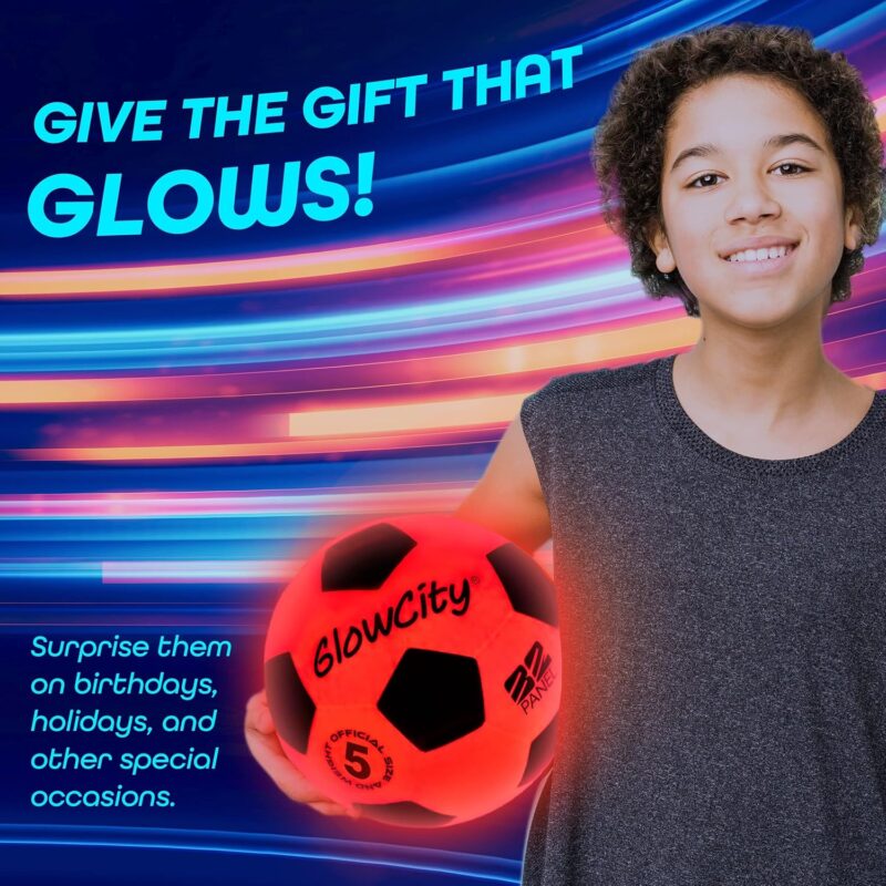 Illuminate Your Game: GlowCity Glow in The Dark Soccer Ball Review