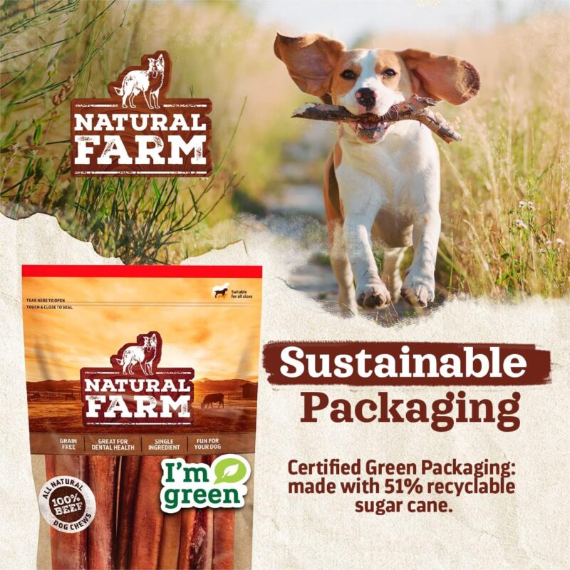 Odor-Free Delight: Natural Farm's 6-Inch Bully Sticks Review