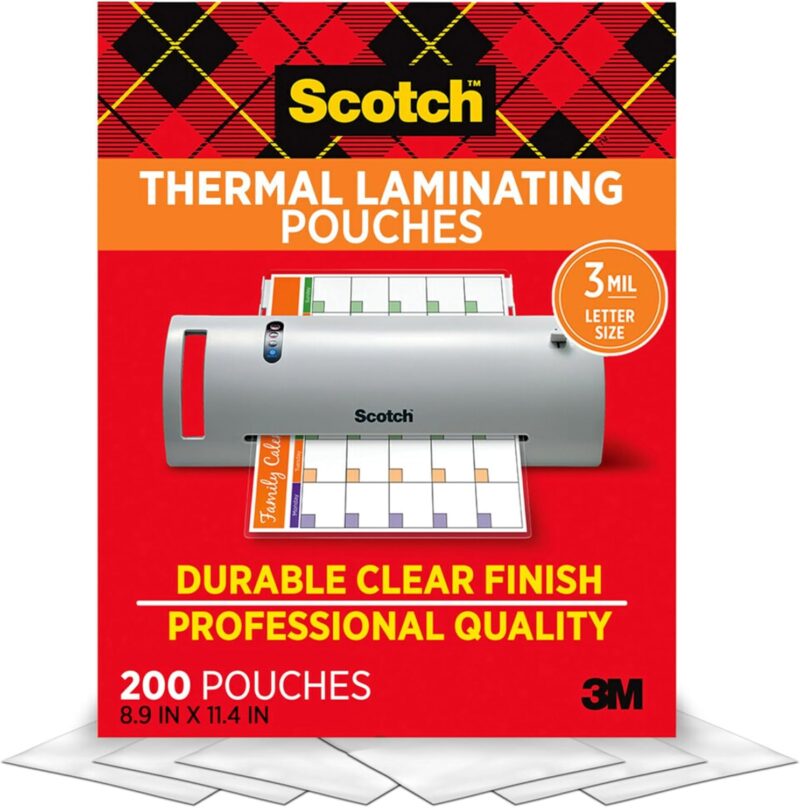 Perfect Protection: A Review of Scotch 200 Pack Thermal Laminating Pouches